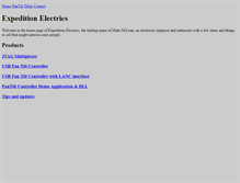 Tablet Screenshot of expedition-electrics.mark-ju.net